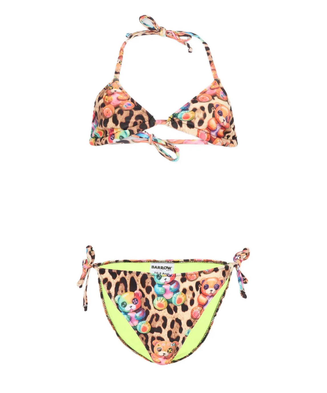Barrow Kids Costume Bikini Fantasia Leopardato Multicolor per Bambine