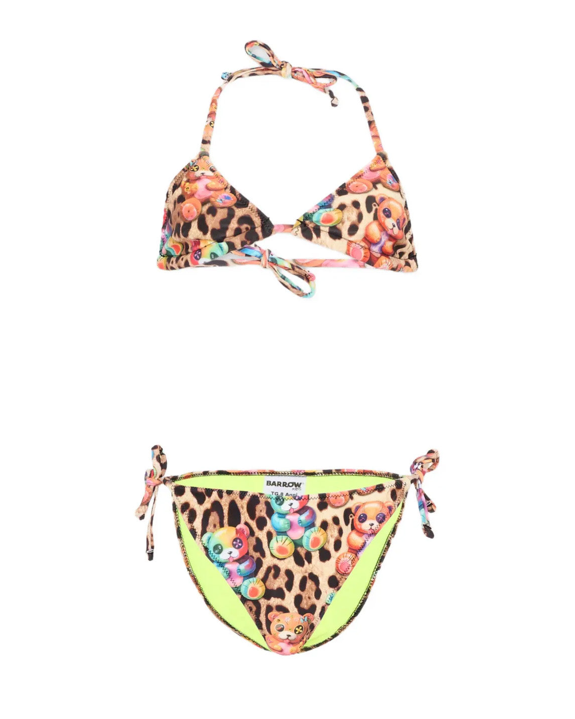 Barrow Kids Costume Bikini Fantasia Leopardato Multicolor per Bambine