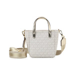 Michael Kors Kids Borsa Crema a Tracolla Monogram per Bambine