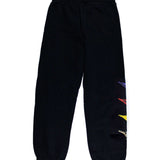 Diadora Kids Black Logo Pants for Kids