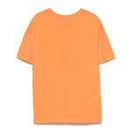 MSGM Kids T-shirt Arancione con Stampa Graffiti per Bambini retro