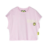 Barrow Kids Canotta Rosa con Stampa per Bambine