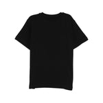 Elisabetta Franchi La Mia Bambina T-shirt Nera con Logo Ricamato per Bambine