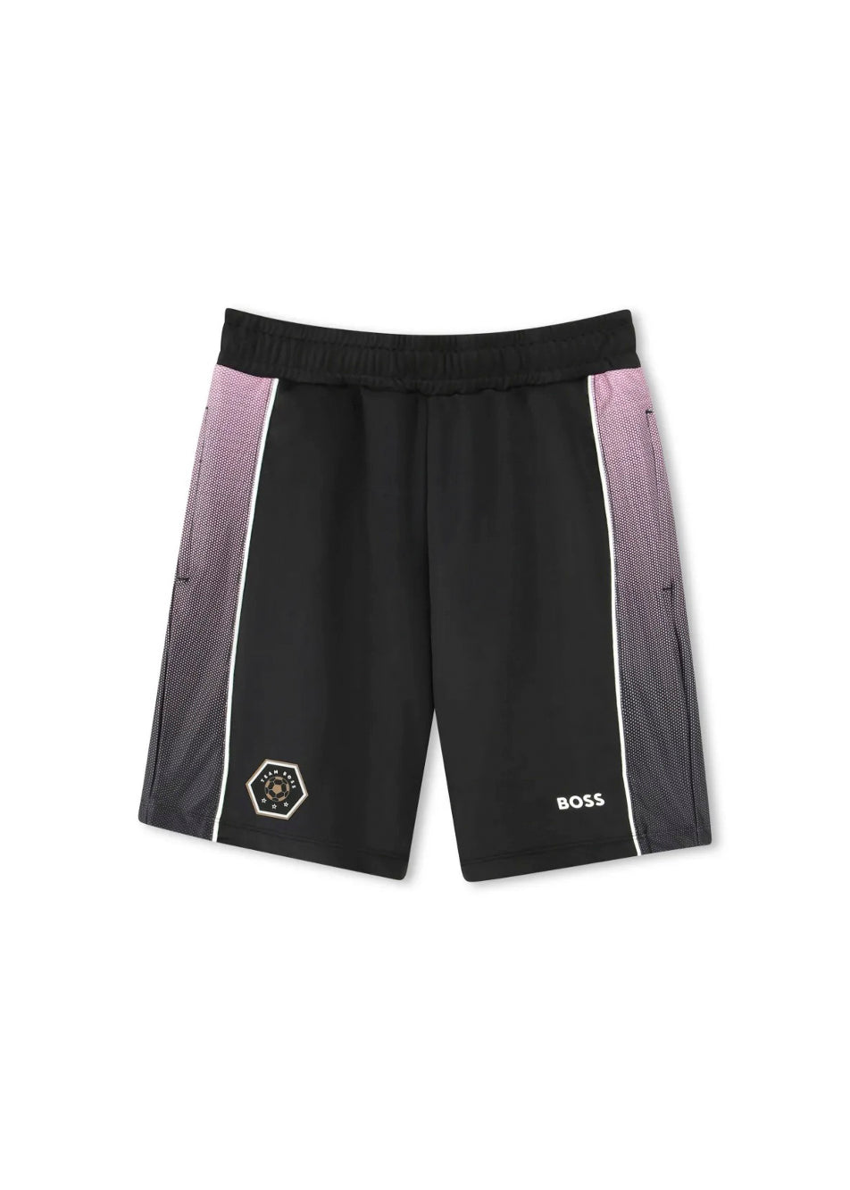 Boss Kids T-Bermuda Neri Soccer Style per Bambini