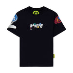 Barrow Kids T-shirt Nera con Stampa Logo per Bambini