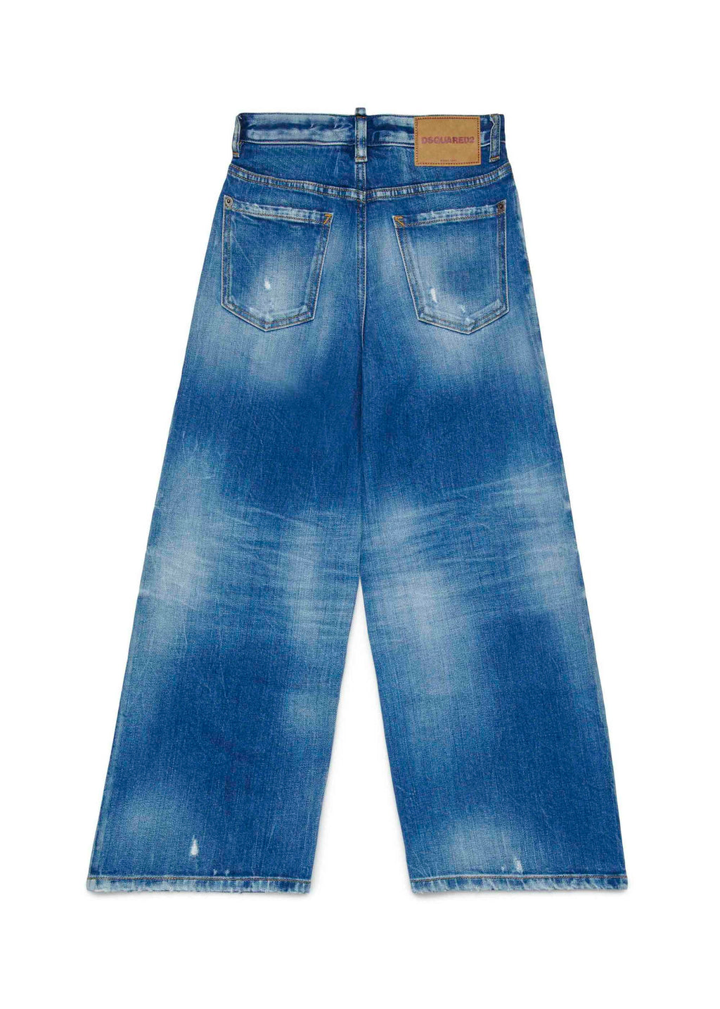 Dsquared2 Kids Jeans Boyfriend Bleached per Bambine