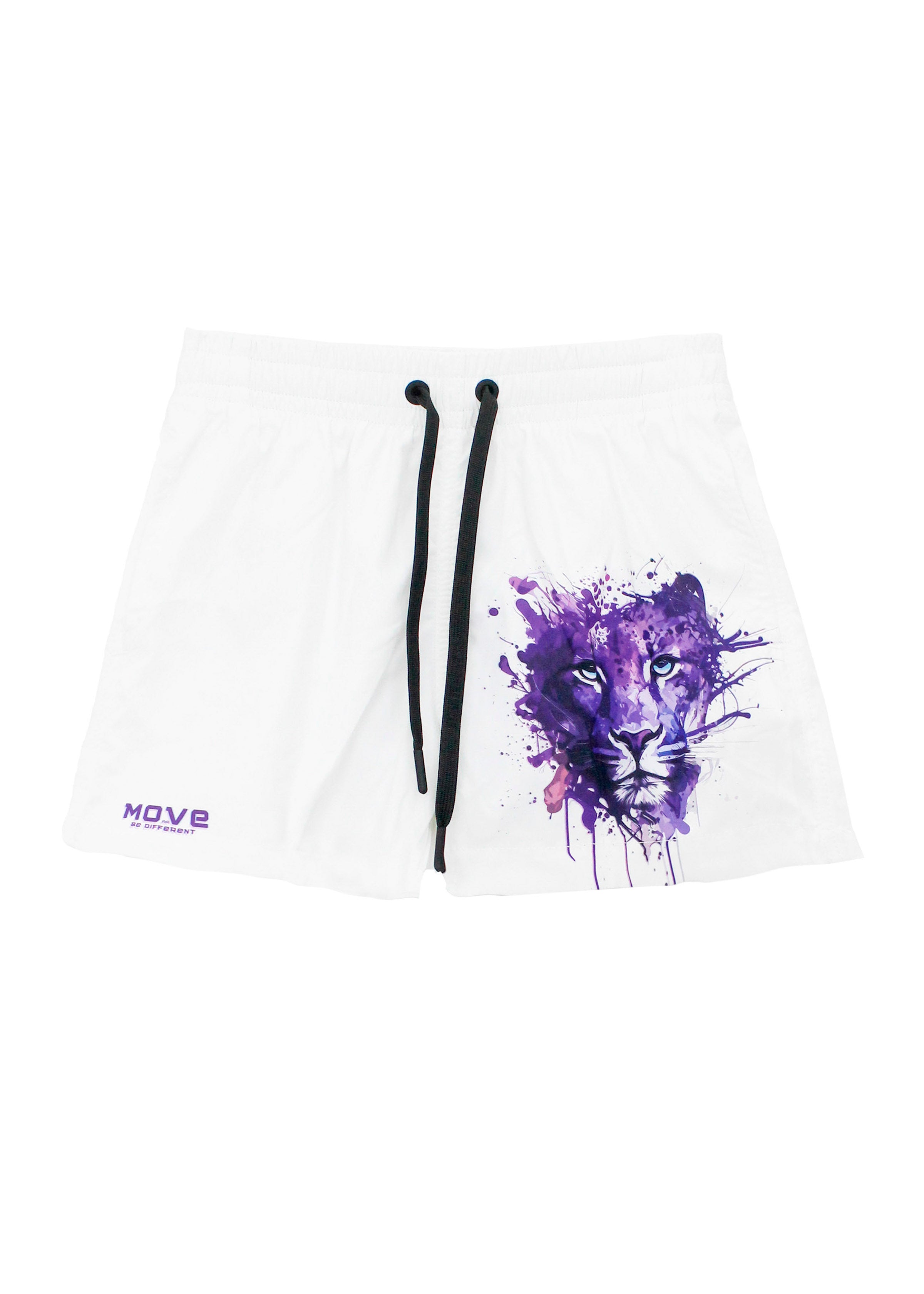 Move Kids Costume Boxer Bianco Tiger per Bambini (fronte)