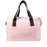Moschino Kids Borsa Mamma Rosa con Stampa Bear con Fasciatoio (retro)