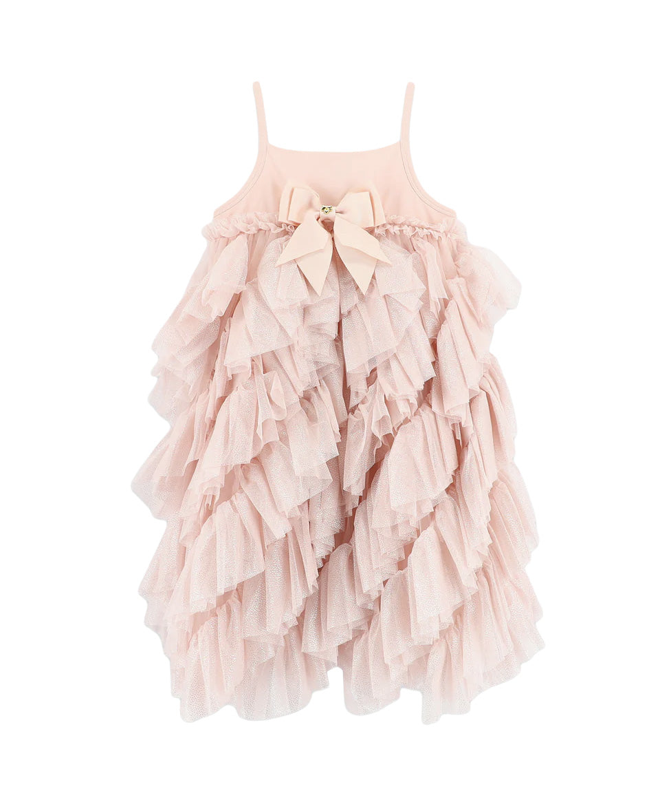 Angel's Face Kids Cascade Abito Rosa con Tulle per Bambine