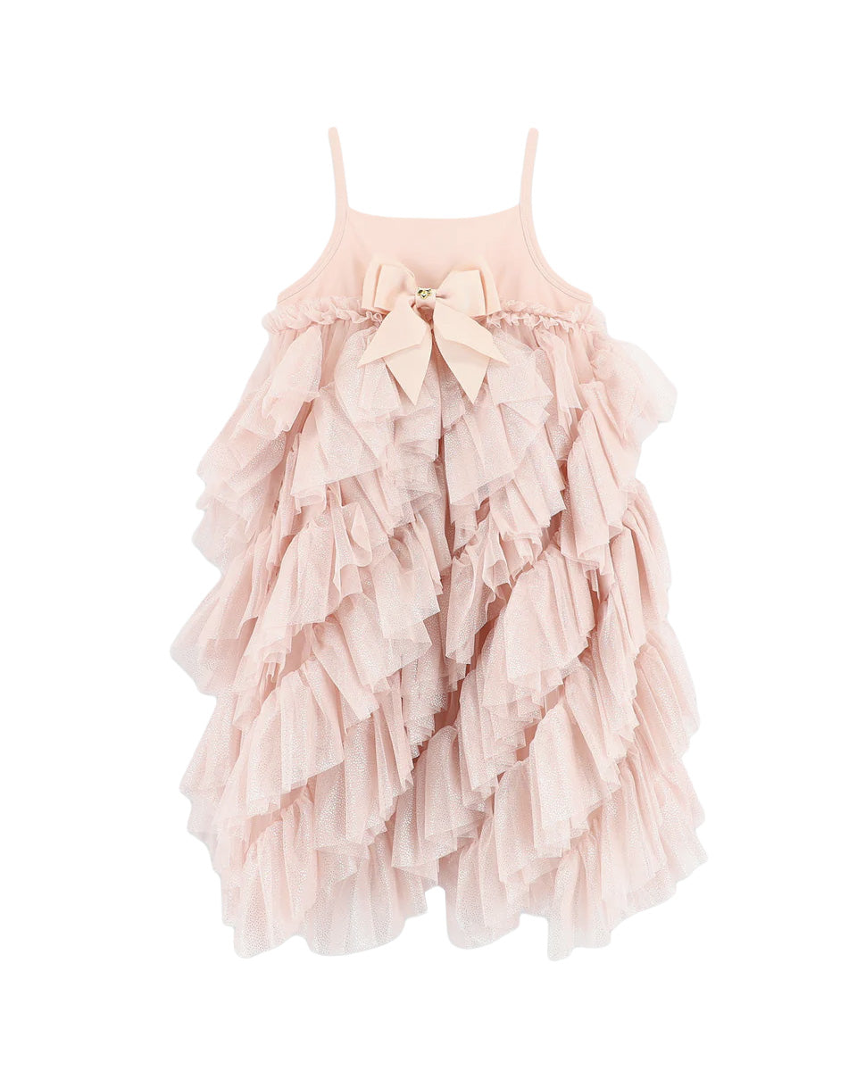 Angel's Face Kids Cascade Abito Rosa con Tulle per Bambine
