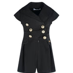 Odi Et Amo Tutina Nera per Bambine (fronte)