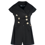 Odi Et Amo Tutina Nera per Bambine (fronte)