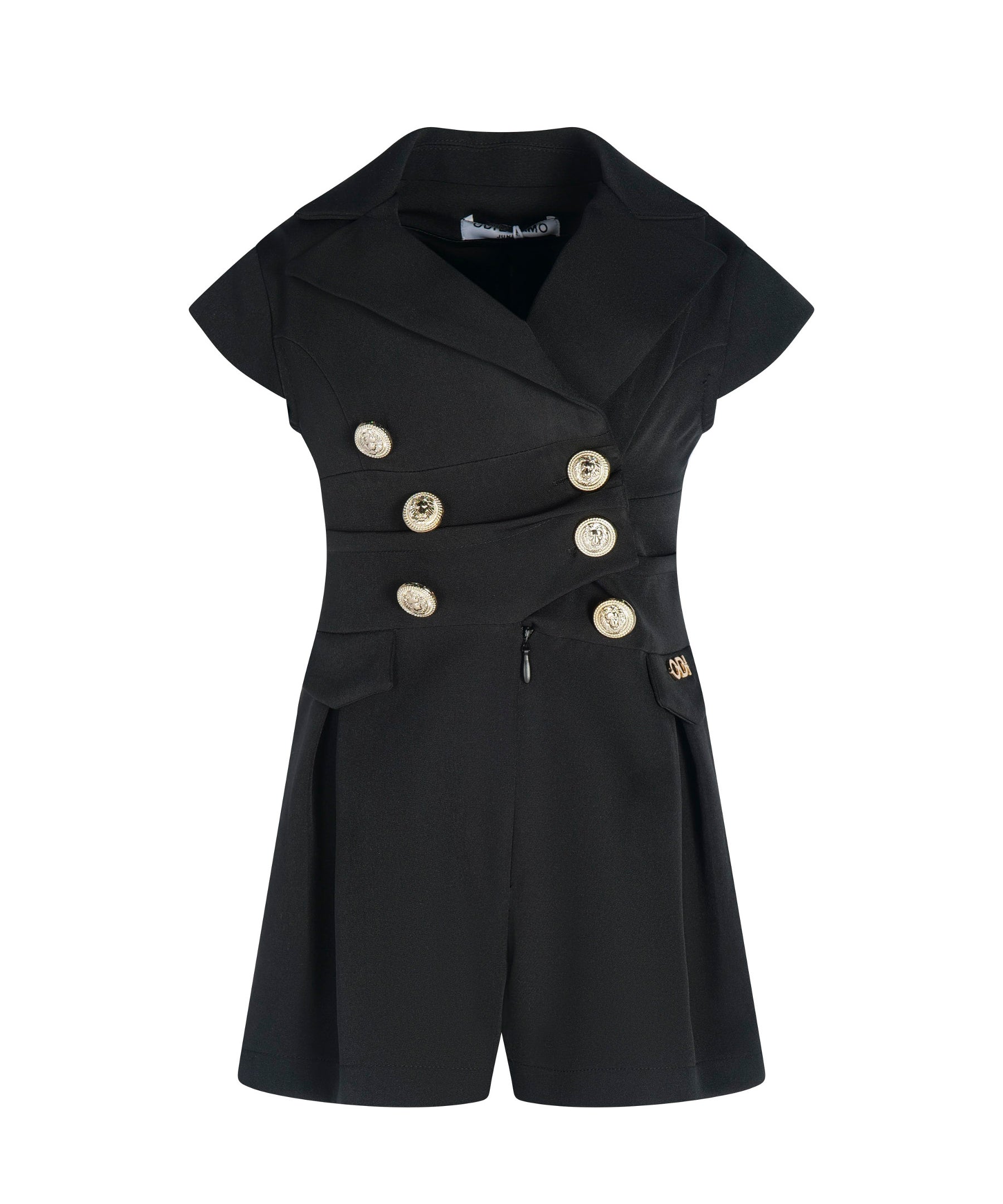 Odi Et Amo Tutina Nera per Bambine (fronte)