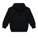 Iceberg Kids Felpa Nera con Cappuccio con Stampa (retro)