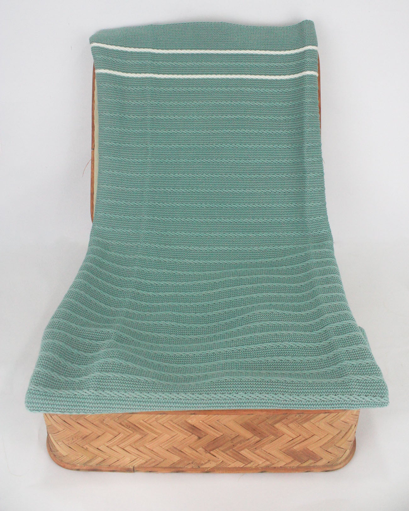 Marlù Coperta Verde Salvia/Vaniglia per Neonati