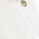 Barrow Kids White Print Crop Top for Girls