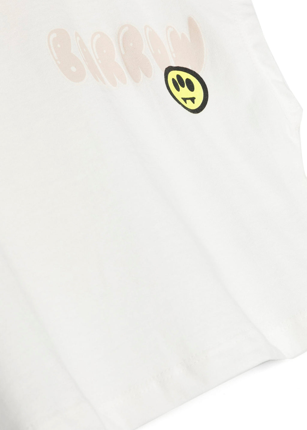 Barrow Kids White Print Crop Top for Girls