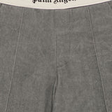 Palm Angels Kids Pantalone Nero con Fascia Logo per Bambini