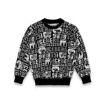 Iceberg Kids Felpa Girocollo con Motivo Multilogo per Bambini