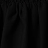 Patrizia Pepe Kids Gonna Nero con Logo per Bambine