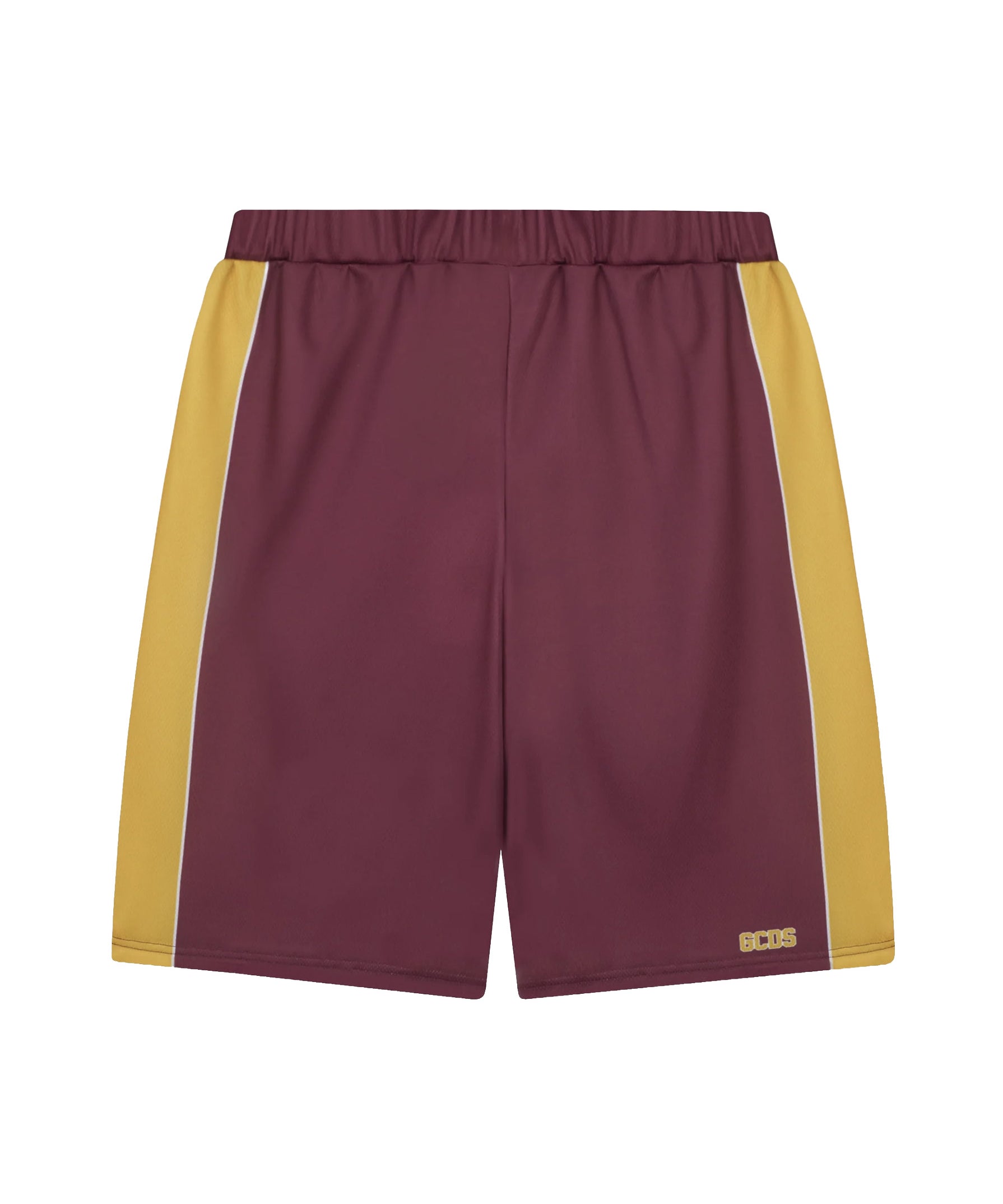 Gcds Kids Bermuda Ruggine e Giallo con Logo per Bambini