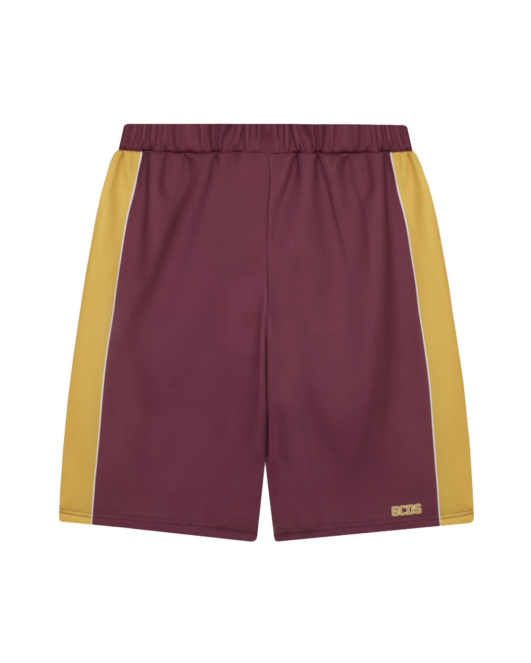 Gcds Kids Bermuda Ruggine e Giallo con Logo per Bambini
