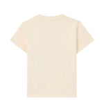 Palm Angels Kids T-Shirt Sabbia con Stampa Teddy e Logo per Neonate