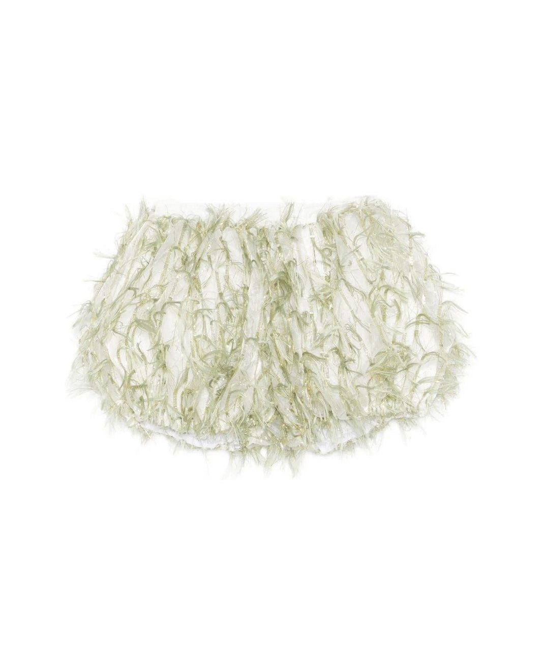 A'lapage Kids Short Oliva Frangiato per Bambine