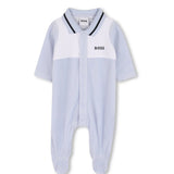 Boss Kids Tutina Celeste in Ciniglia per Neonati