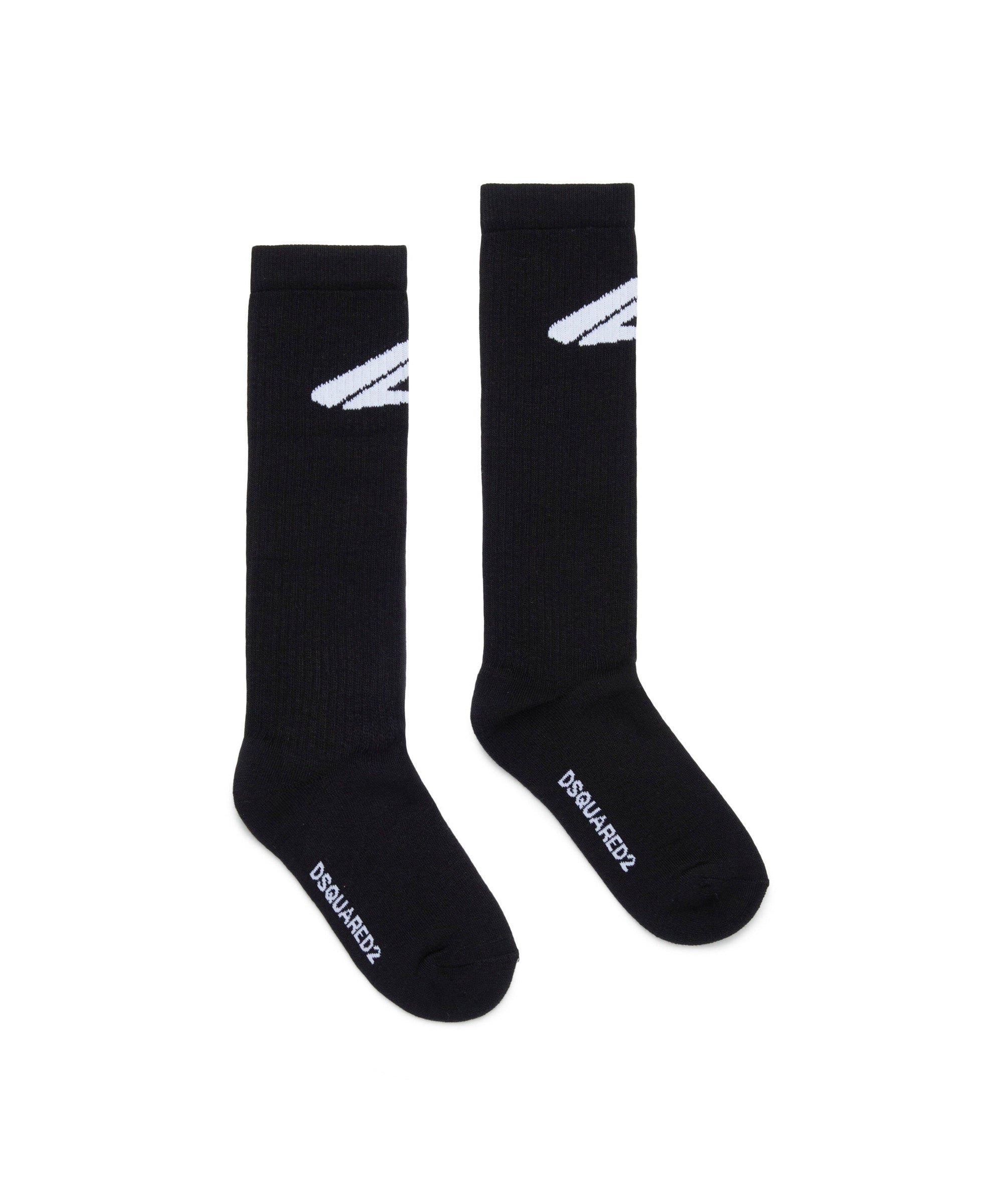 Dsquared2 Kids Calzini Neri ICON