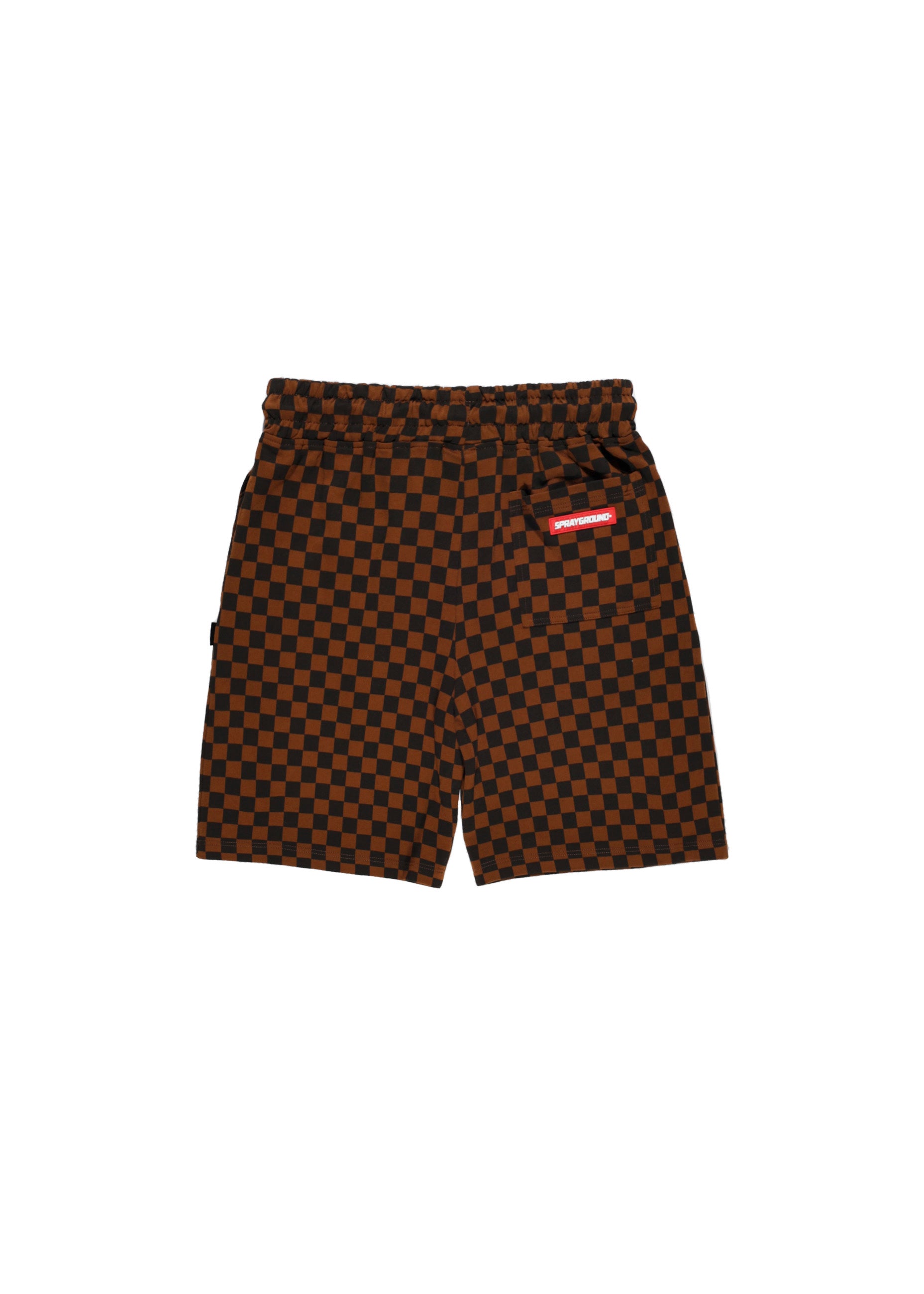 Sprayground Kids Bermuda ChessBoard Marrone per Bambini