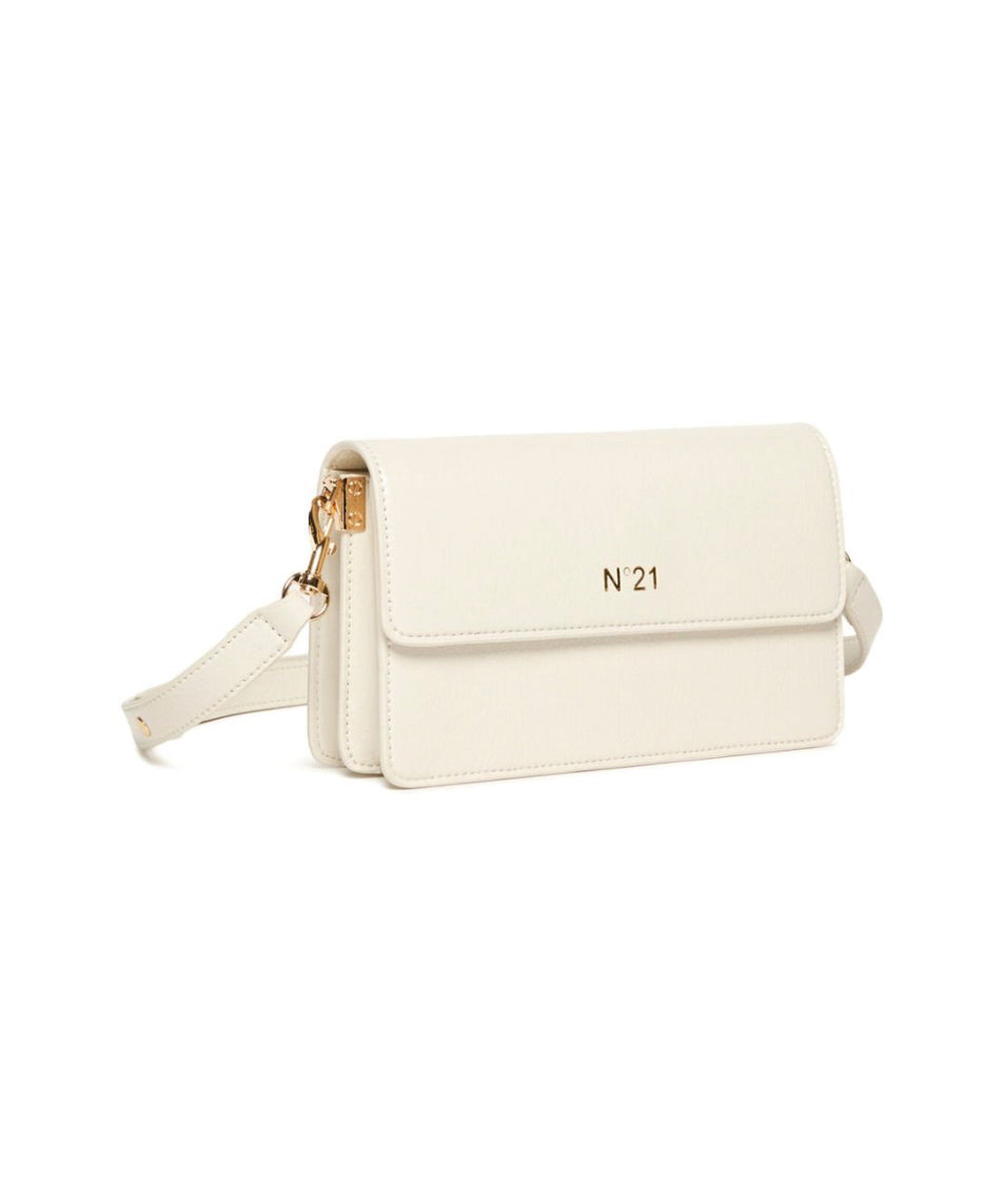 N°21 Kids Borsa Panna con Tracolla per Bambine