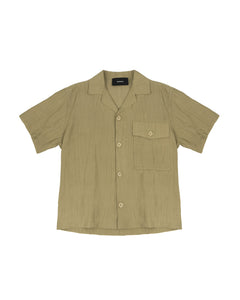 I'M Brian Kids Camicia Khaki con Tasca per Bambini