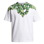 Marcelo Burlon County of Milan Kids T-Shirt Cocco con Stampa Serpente per Bambini