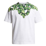 Marcelo Burlon County of Milan Kids T-Shirt Cocco con Stampa Serpente per Bambini