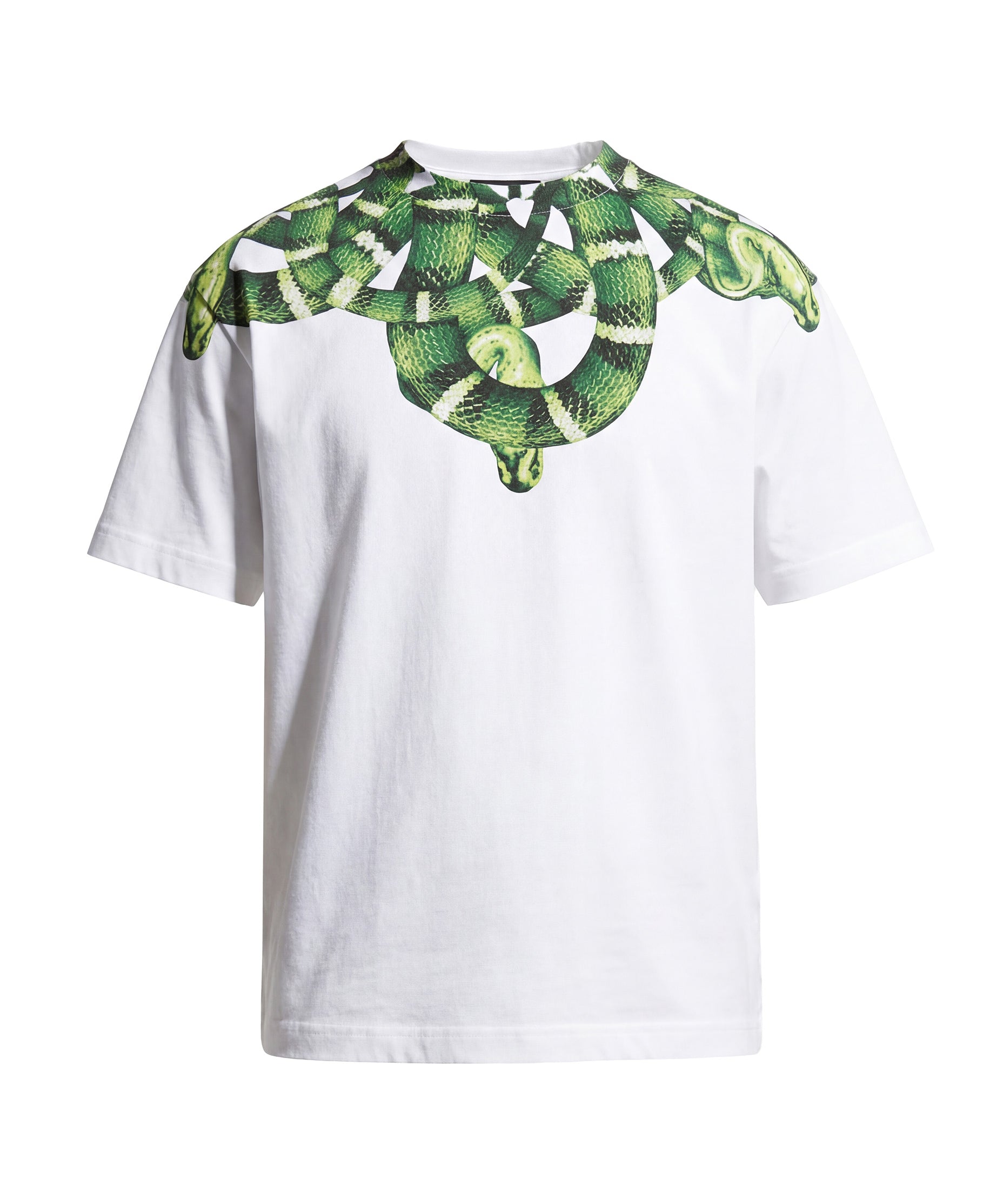 Marcelo Burlon County of Milan Kids T-Shirt Cocco con Stampa Serpente per Bambini