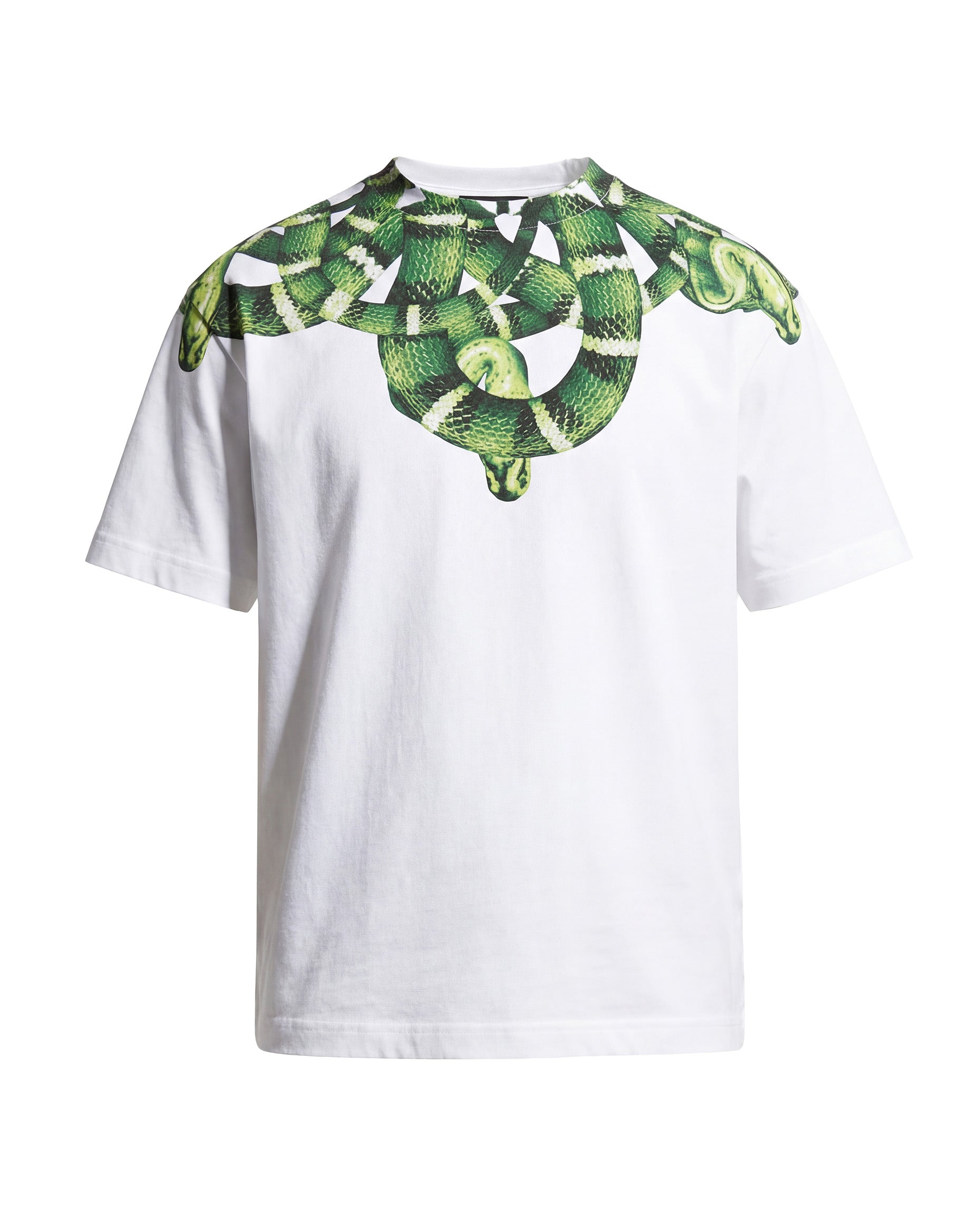 Marcelo Burlon County of Milan Kids T-Shirt Cocco con Stampa Serpente per Bambini