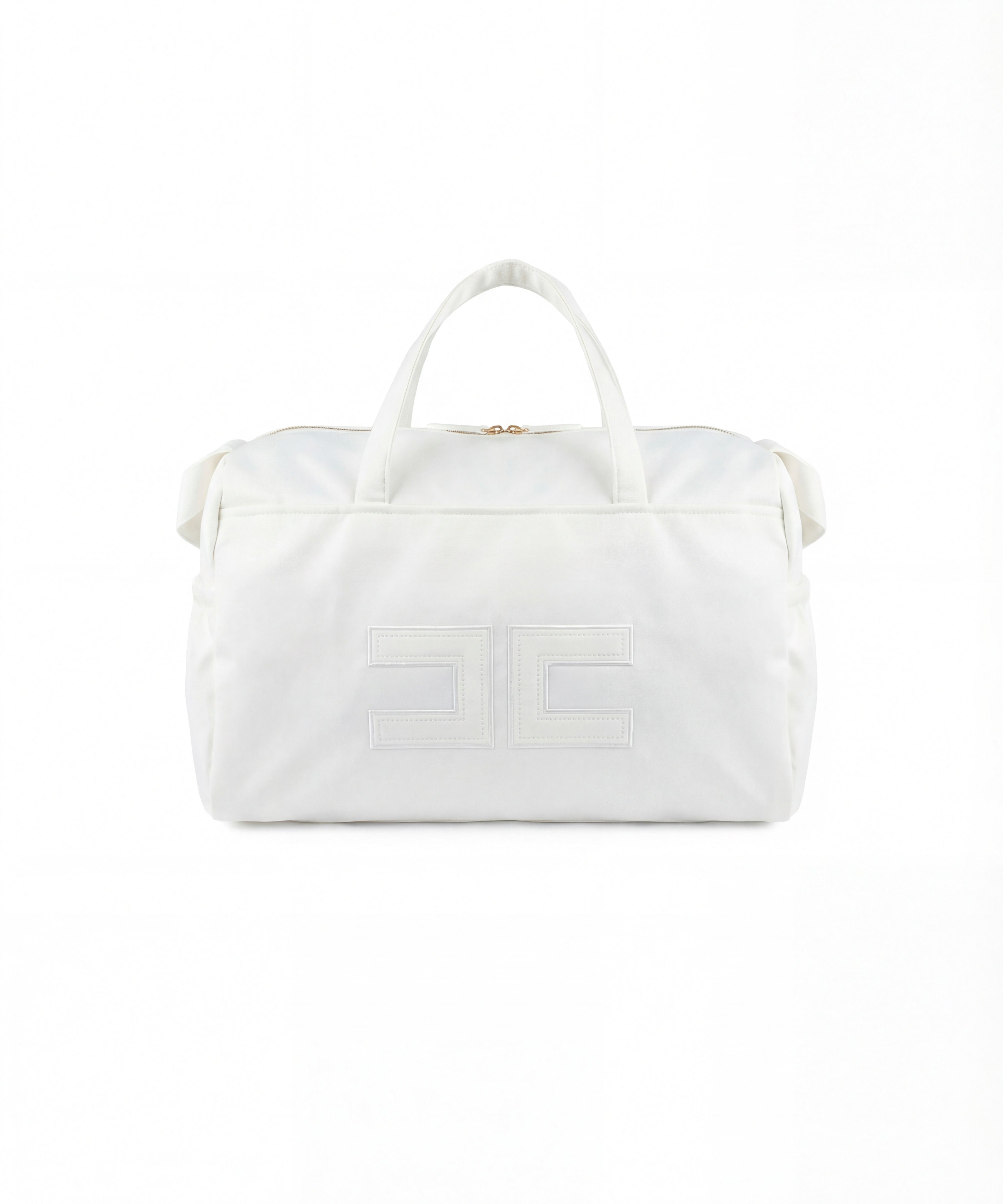 Elisabetta Franchi La Mia Bambina Borsa Mamma Avorio con Fasciatoio