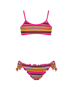 F**K Kids Costume a Fascia Multicolor per Bambine