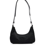 Diesel Kids Borsa Nero con Logo per Bambine