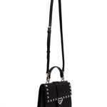 Pinko Kids Borsa a Tracolla Nera con Borchie per Bambine 