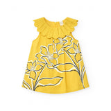Tuc Tuc Abito Giallo con Fiori per Neonate