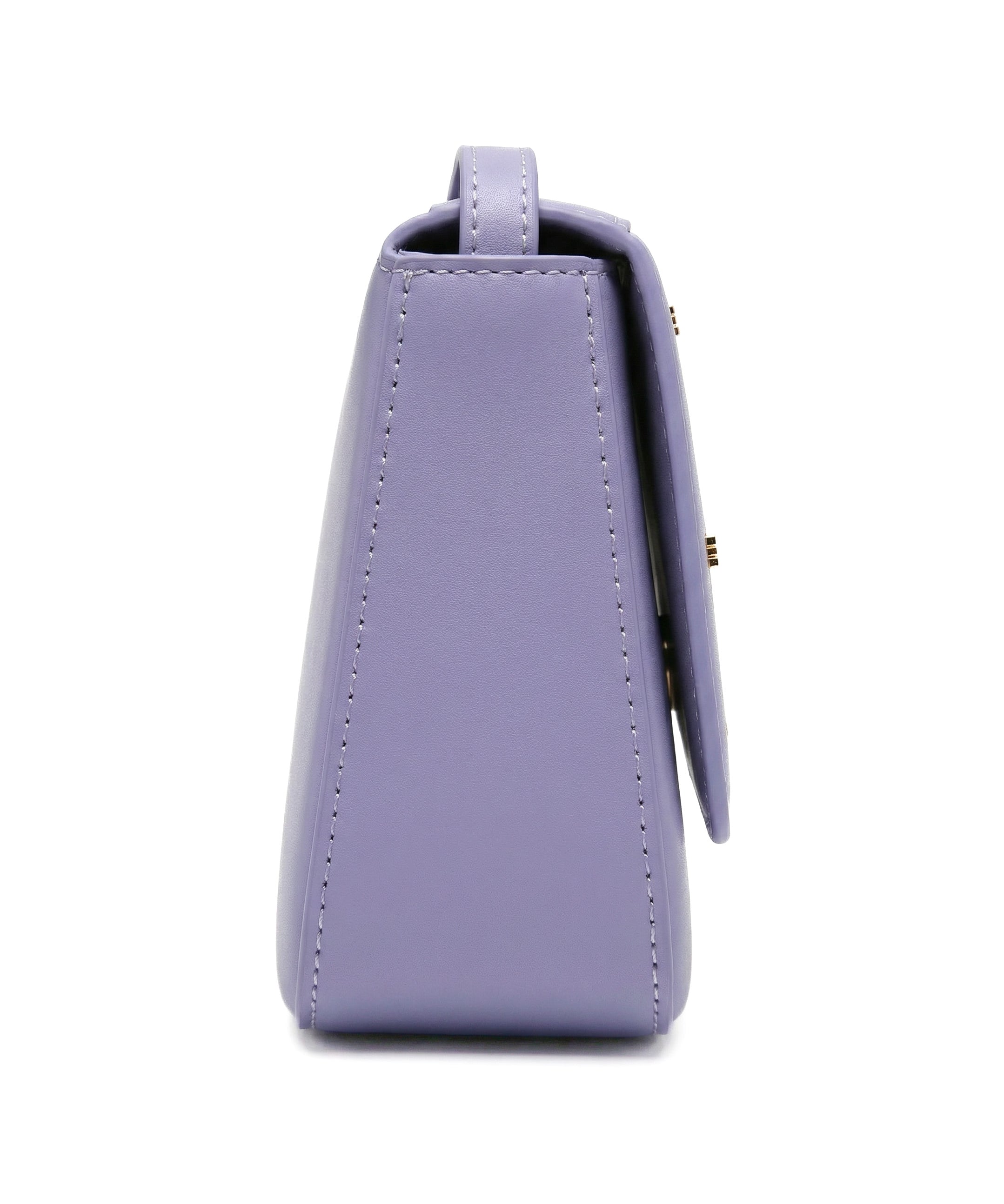 Elisabetta Franchi La Mia Bambina Borsetta Lilla con Tracolla e Motivo Logo All-Over per Bambine