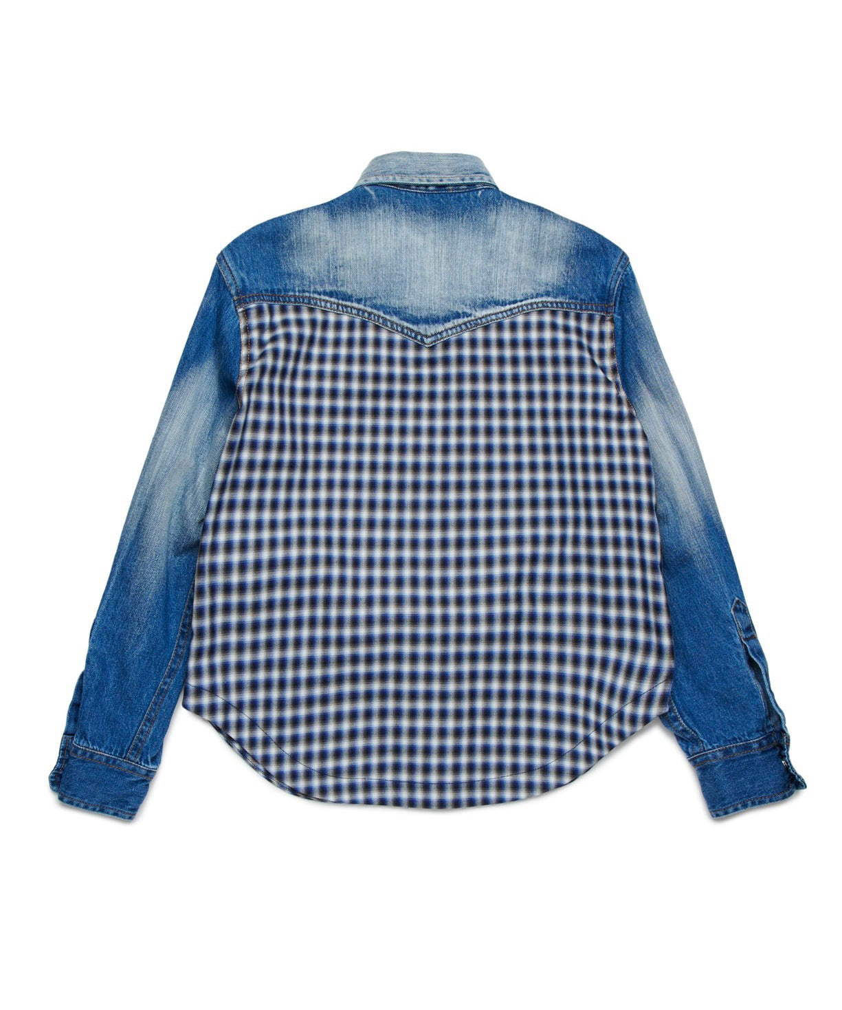 Dsquared2 Kids Camicia Denim Crystal per Bambine (retro)