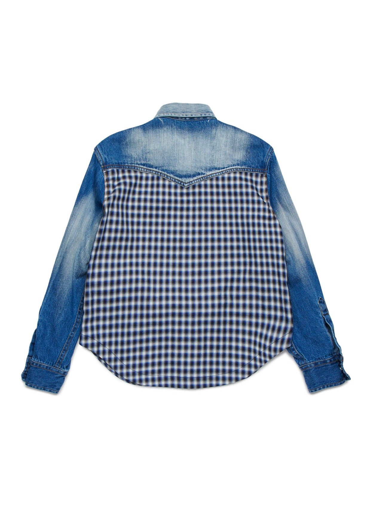 Dsquared2 Kids Camicia Denim Crystal per Bambine (retro)