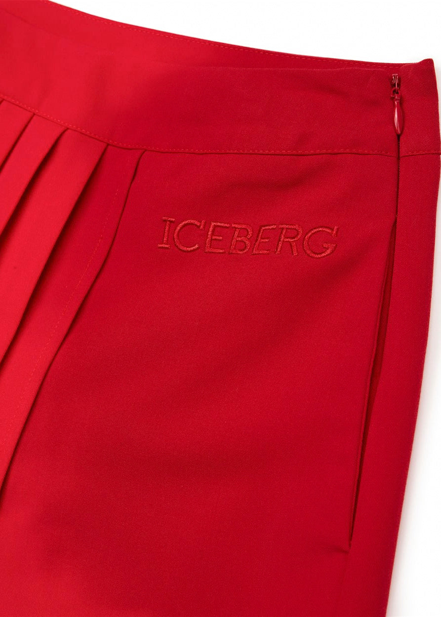 Iceberg Kids Short Rosso Tennis per Bambine (dettaglio)