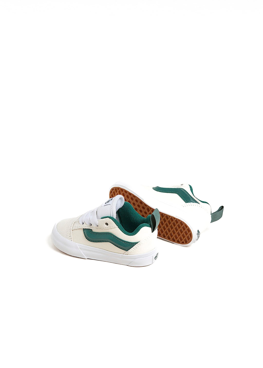 Vans Kids Knu Skool Verde/Bianco per Neonati