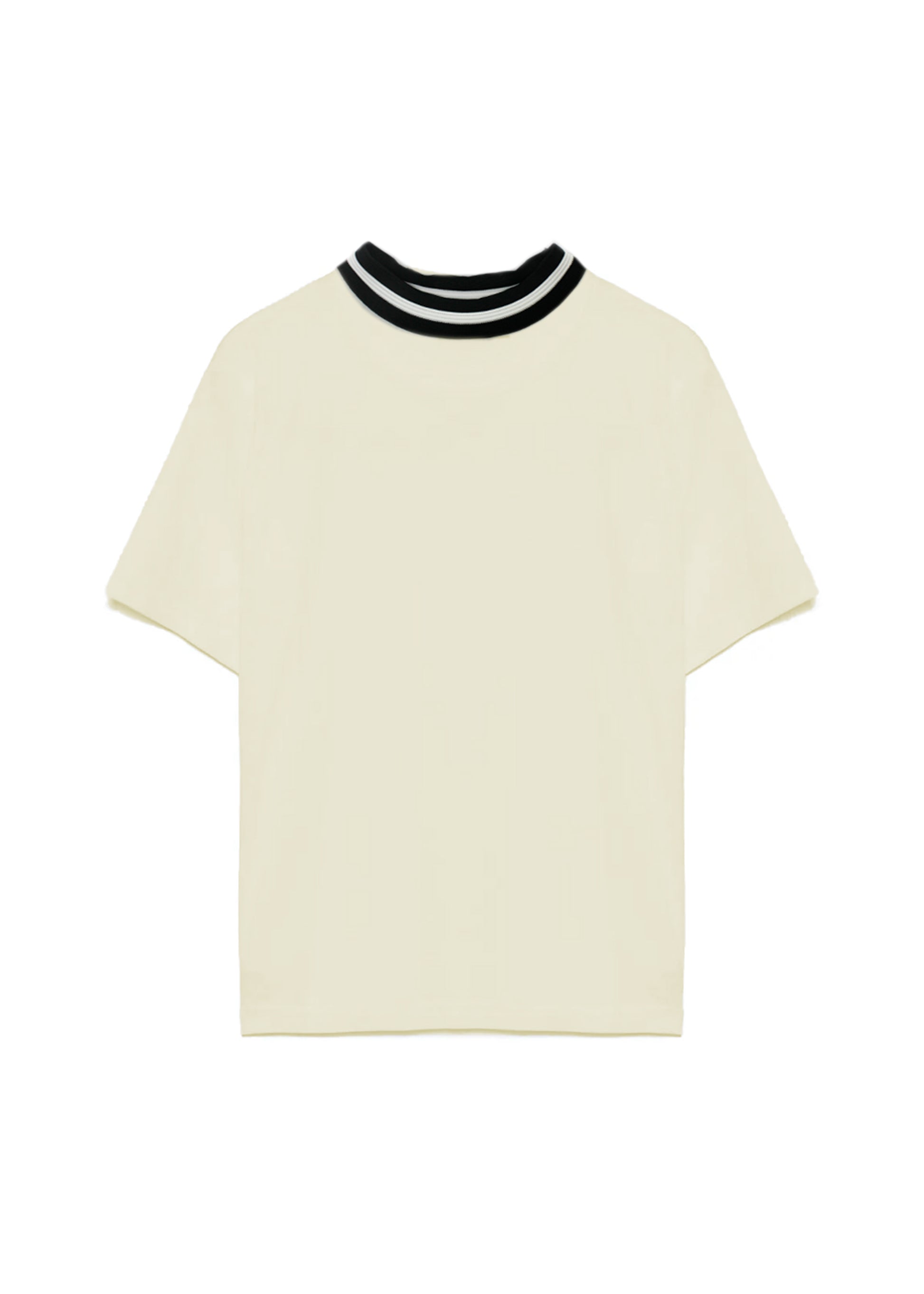 Yes London T-shirt Beige con Colletto per Bambini
