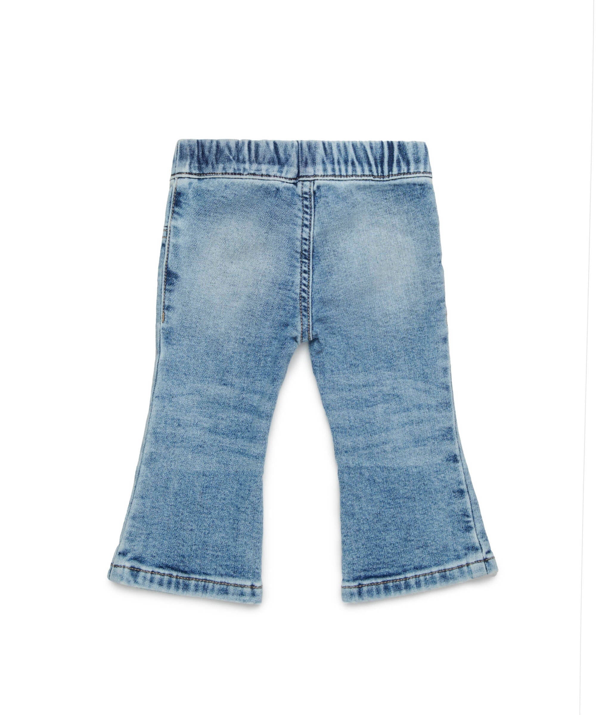 Diesel Kids JoggJeans Chiaro a Zampa per Neonate