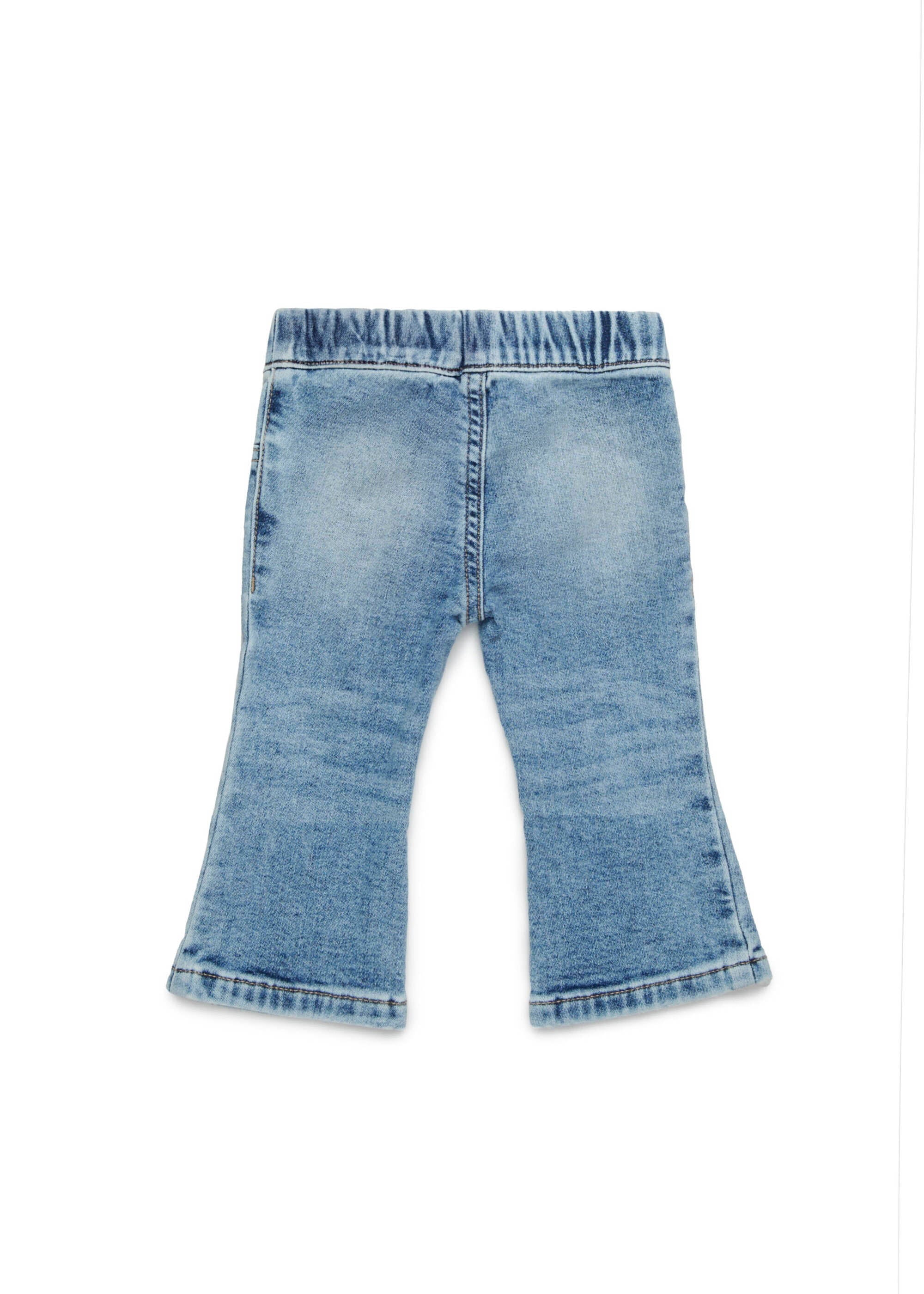 Diesel Kids JoggJeans Chiaro a Zampa per Neonate